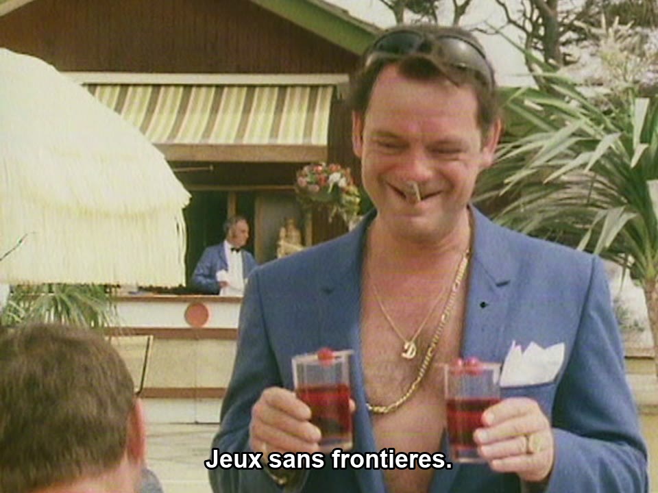 Only Fools and Horses S02E06 meme — “Jeux sans frontieres.”