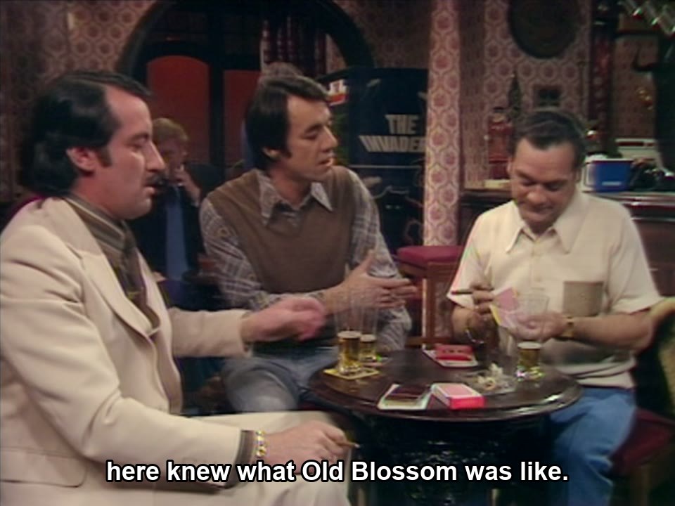 Only Fools and Horses S03E06 meme — “here knew what Old Blossom was like.”