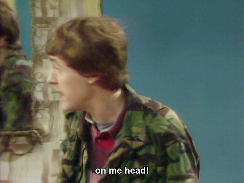Only Fools and Horses S04E07 meme — “on me head!”