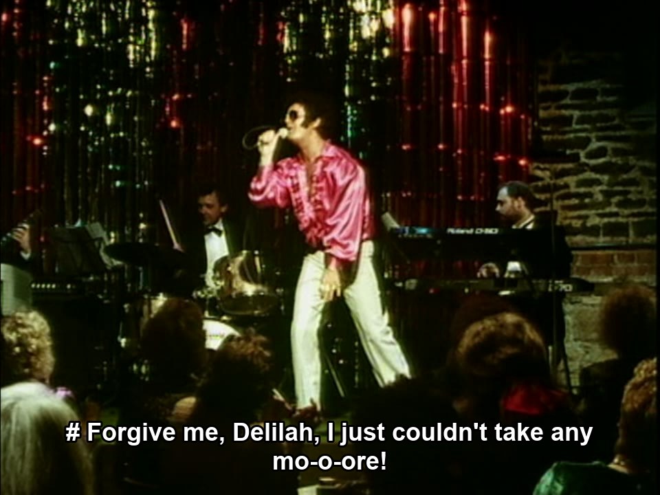 Only Fools and Horses S07E03 meme — “# Forgive me, Delilah, I just couldn't take any mo-o-ore!”